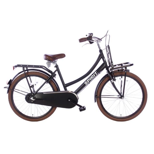 Spirit Cargo Meisjes 3 Versnellingen 24 inch Mat Zwart